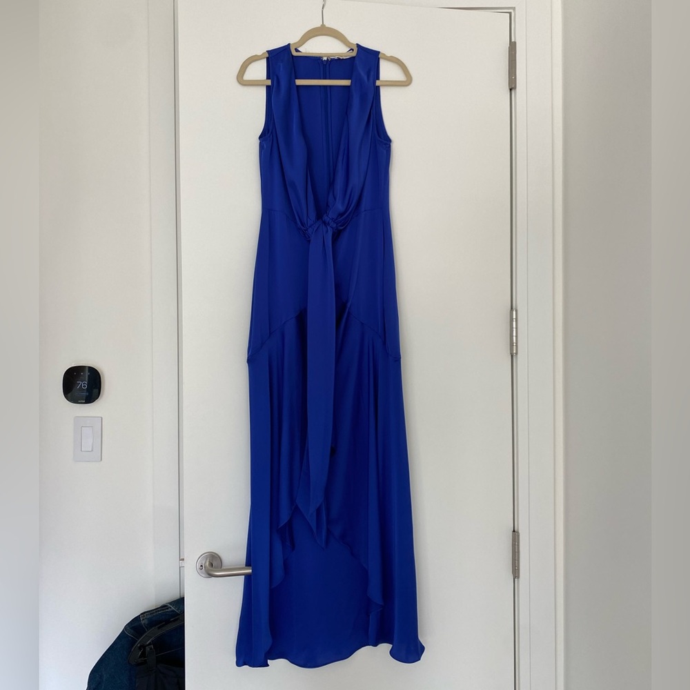 Ramy Brook Silk Blue Dress